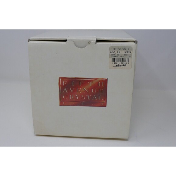 Fifth Avenue Lead Crystal Orleans 9" Vase ~ Made in Poland - Picture 11 of 12